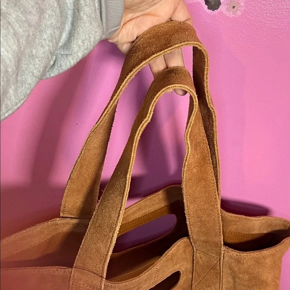 Free People Suede Caravan Tote brown - Picture 15 of 15